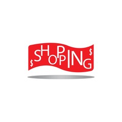 SHOPPING LOGO VECTOR ILLUSTRATION TEMPLATE