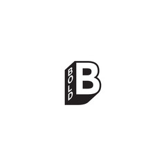 Logo Design wiith Abstract B letter Icon