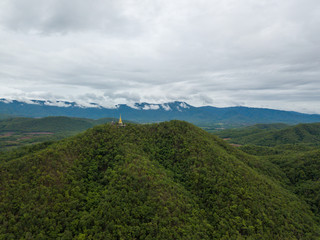 Mountain aerial photograph