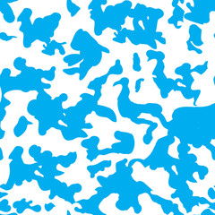 Abstract camouflage pattern seamless illustration