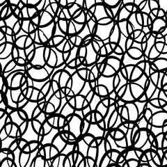 Fototapeta premium Grunge brush pattern. Texture. White and black vector.