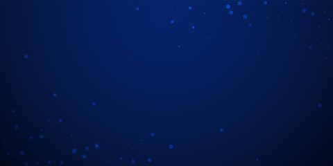 Magic stars random Christmas background. Subtle fl