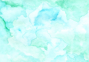 pastel green abstract watercolor background