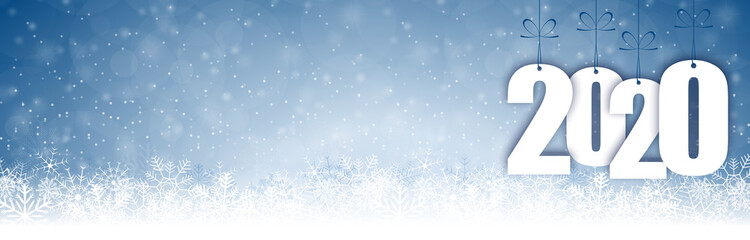 snow fall background for christmas and New Year 2020
