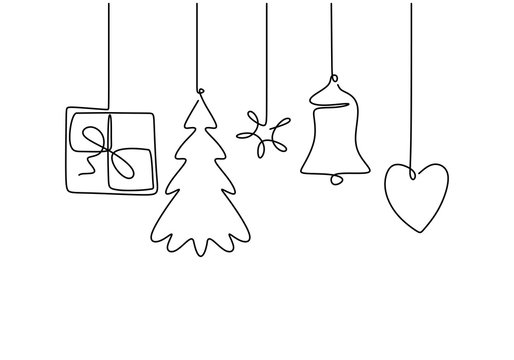 70,998 BEST Christmas Line Drawings IMAGES, STOCK PHOTOS & VECTORS