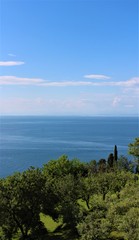 Beautiful overlooking nature and adriatic sea view in Piran Slovenia