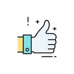 Thumbs Up Vector Icon