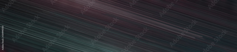 Poster wide banner image with diagonal line design and very dark blue, dim gray and dark slate gray colors 