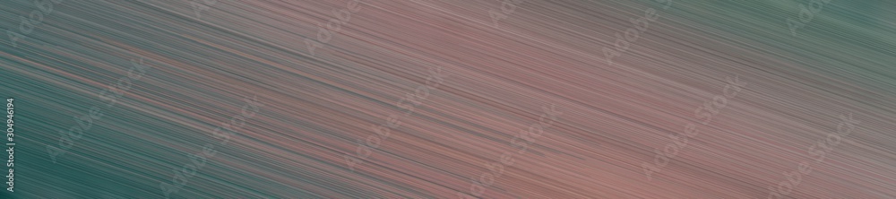 Aufkleber wide banner graphic with diagonal line design and old lavender, dark slate gray and dim gray colors and space for text or image