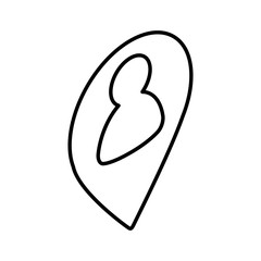 icon of phonebook on white background