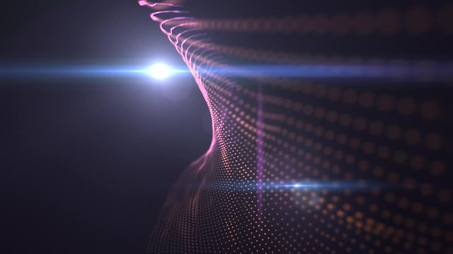 Abstract Particle Background