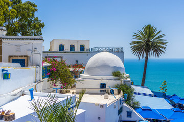 Fototapeta premium Village on the seaside