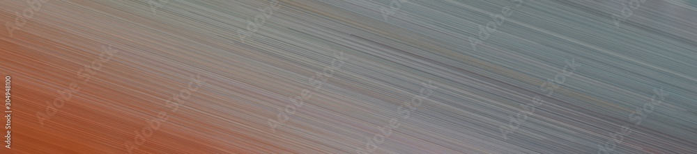 Poster wide banner image with digital line design and gray gray, sienna and pastel brown colors and space f