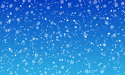 Snow pattern. Vector illustration.