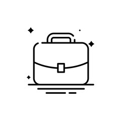 Briefcase Vector Line Icon
