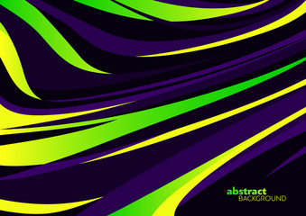 Horizontal abstract bright color template with graphic elements and text. 