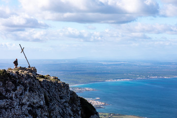 Wanderer im Norden von Mallorca