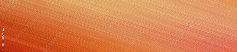 Poster wide header graphic with diagonal line design and peru, coffee and burly wood colors and space for t