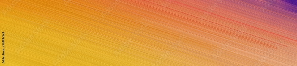 Aufkleber wide header image with diagonal line design and peru, golden rod and dark salmon colors and space for text or image