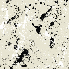 Paint splashes texture seamless pattern