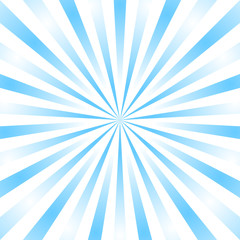 Blue background superhero. Super hero cartoon gradient texture. Sun rays burst. Radiate sun beam, burst effect retro. Sunbeam light flash boom. Template sunlight starburst poster. Vector illustration