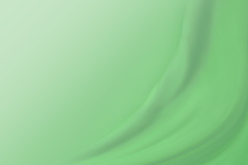 green cloth background abstract with soft waves