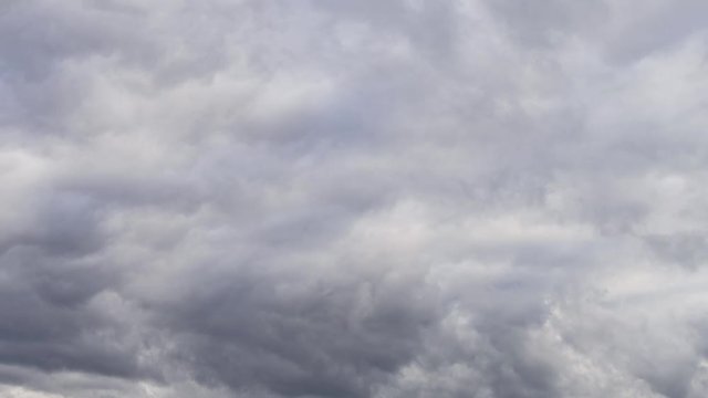 sky with dark clouds timelapse