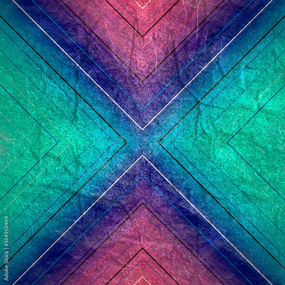 Wall mural abstract background with stripes. various lines. triangle geometry shapes