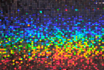 Colored round sparkles red blue green metal lights