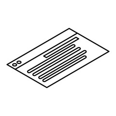 web programming process on white background