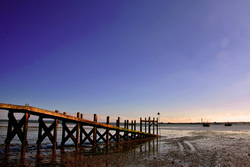 Fototapeta na wymiar Southend on Sea Beach and Pier, Essex, England