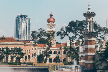 Sultan Abdul Samad Building in historical center of Kuala Lumpur