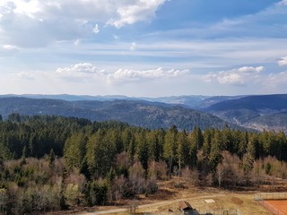 view of mountains