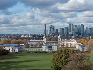 Greenwich and the London skyline