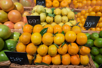 citrus in the store