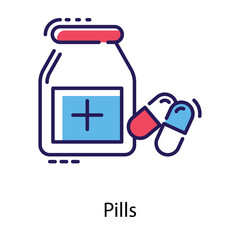 Medicine Jar Vector