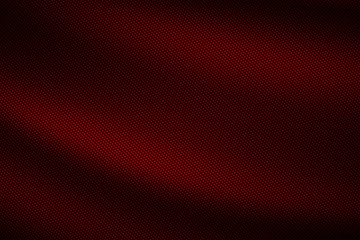 red wave carbon fiber. metal background and texture.