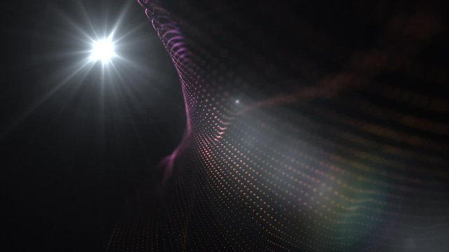 Abstract Particle Background