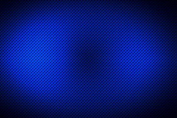blue geometric pattern. metal background and texture.
