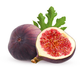 figs isolated on white background.