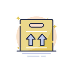 Delivery Box Vector Icon 