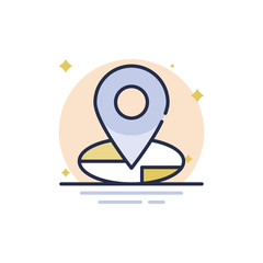 Map Locator Vector Icon