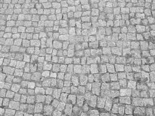 Old gray stone wall, seamless background texture