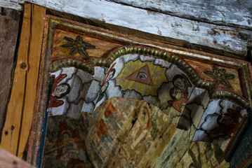 Wooden church monument UNESCO from Barsana (Maramures, Transylvania, Romania)