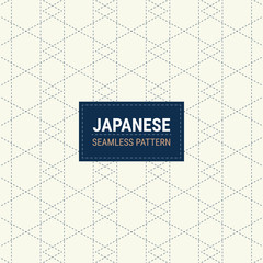 Traditional japanese seamless pattern