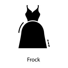 Female Frock Vector 