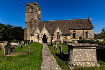 St Mary Magdalene church in Hullavington, Wiltshire, England, United Kingdom. UK
