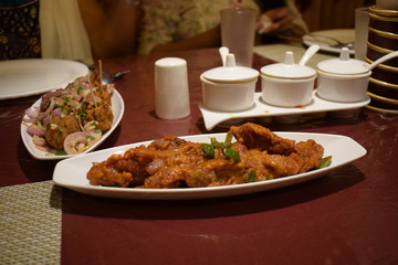 chicken with rice and vegetables