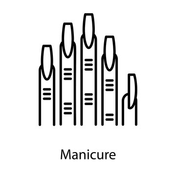 Manicure Service Vector 