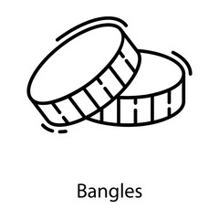 Fototapeta na wymiar Traditional Bangles Vector 